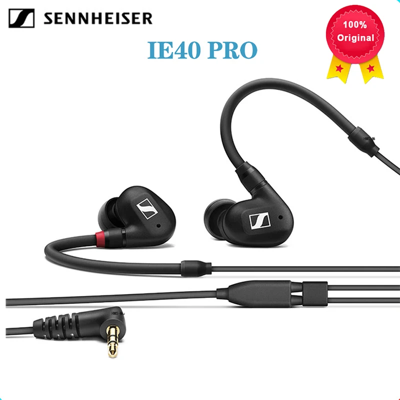 

100%Original Sennheiser IE40 PRO Wired Noise Isolation Headphone Earphones HIFI Headset Sport Earbuds Replaceable Cable