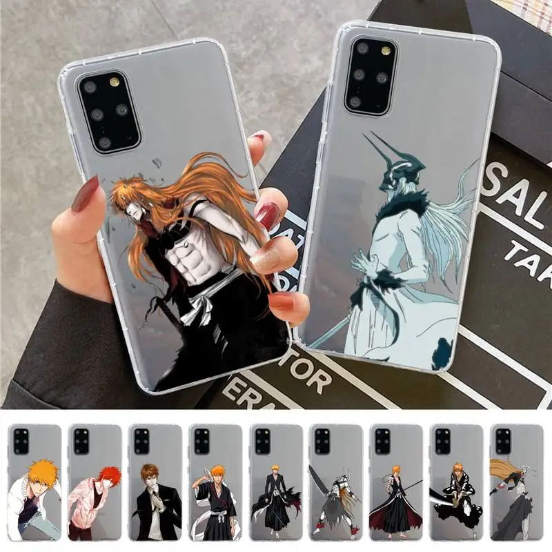 

YNDFCNB Bleach Kurosaki Ichigo Phone Case For Samsung A 10 20 30 50s 70 51 52 71 4g 12 31 21 31 S 20 21 plus Ultra