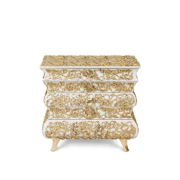 

Directly solid wood bed side table simple design modern nightstand