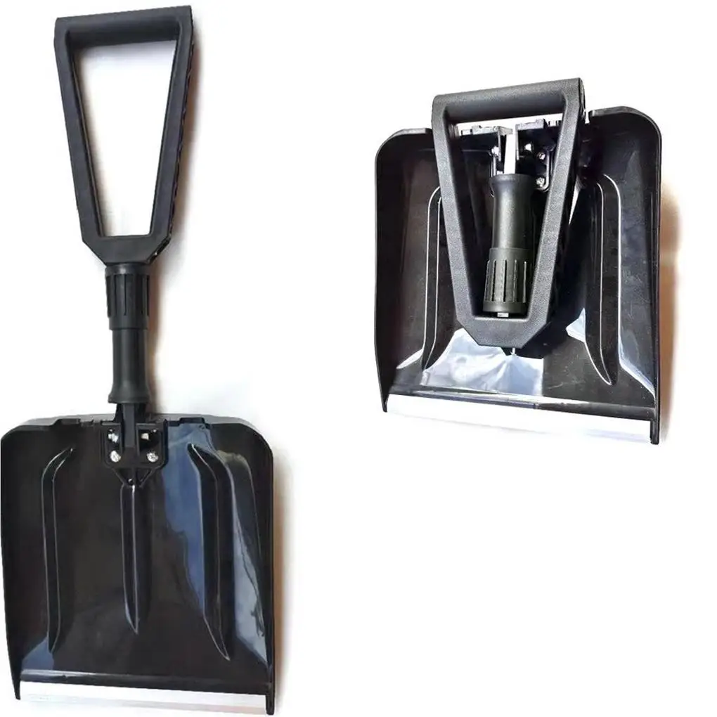 

Foldable Snow Shovel Lightweight Car Ice Removal Trowel with Bag Outdoor Emergency Spade Tools Adventure Gardening