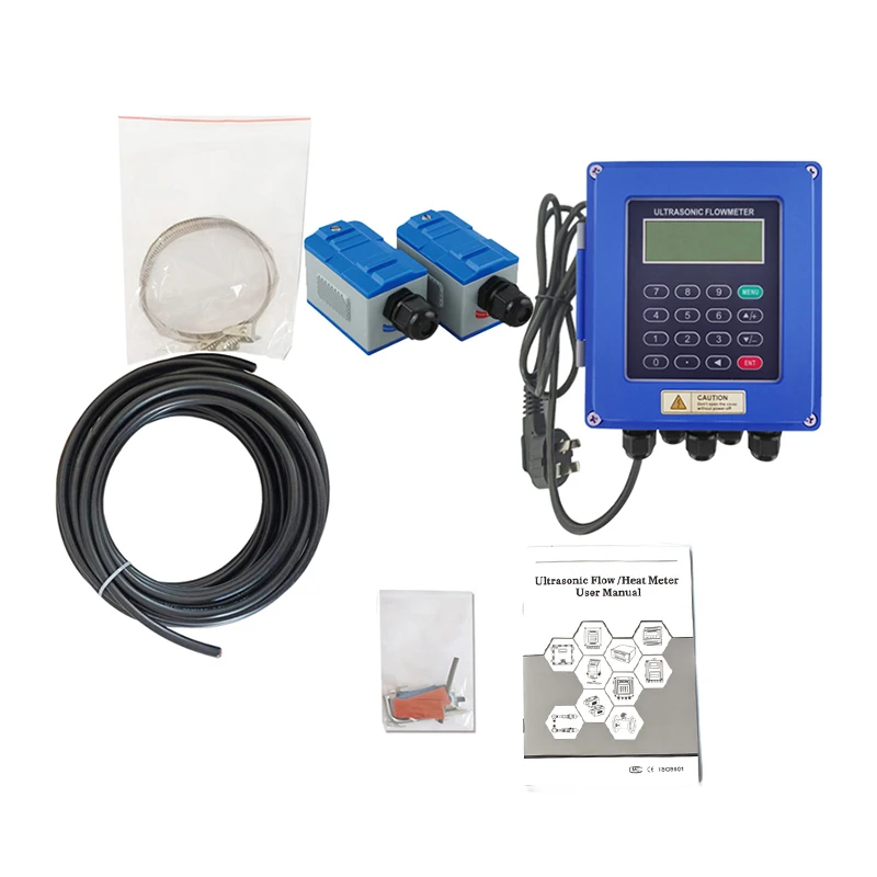 

TUF-2000B-TM-1 Transducer DN50mm-DN700mm Ultrasonic Liquid Flowmeter Wall Mounted Type ModBus Water Flow Meter