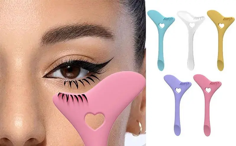 

Lower eye Lash Stamp Tool DIY Lower False Eyelashes Extensions Silicone Stamper easy to clean eyelash stamp for Makeup Beginner