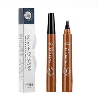four headed eyebrow pencil thick rod liquid eyebrow pencil makeup eye makeup eyebrow pencil does not fade and lasts