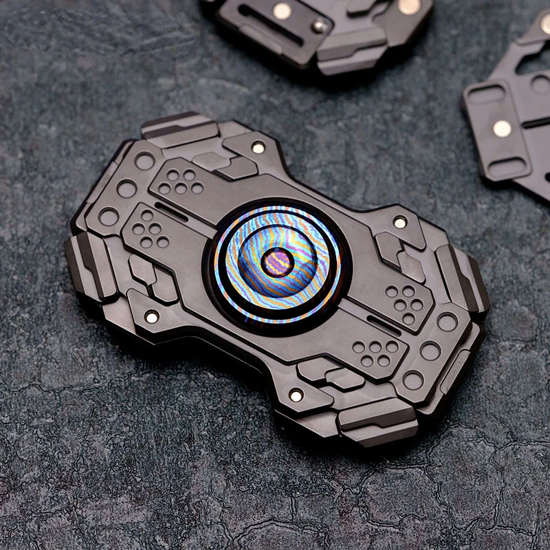 

Экспедиция гироскоп для пальцев Цирконий титановый сплав декомпрессионная Мужская металлическая портативная игрушка подарок EDC