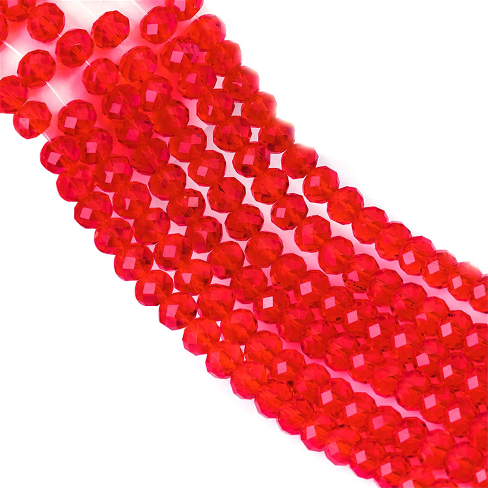 

Faceted Glass Crystal Beads Strands Crystal Beads Spacer For Jewelry Making