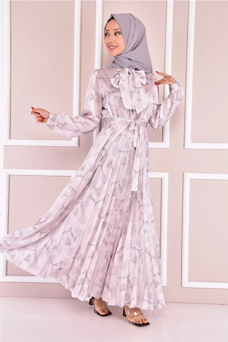 Атласное платье Piliseli бежевого цвета, мусульманская женская одежда, необычная Женская Abaya, платье мусульманский Топ, Турция, магазин, мусульм...