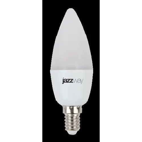Лампа светодиодная LED 11Вт 230Вт E14 теплый матовый свеча Jazzway