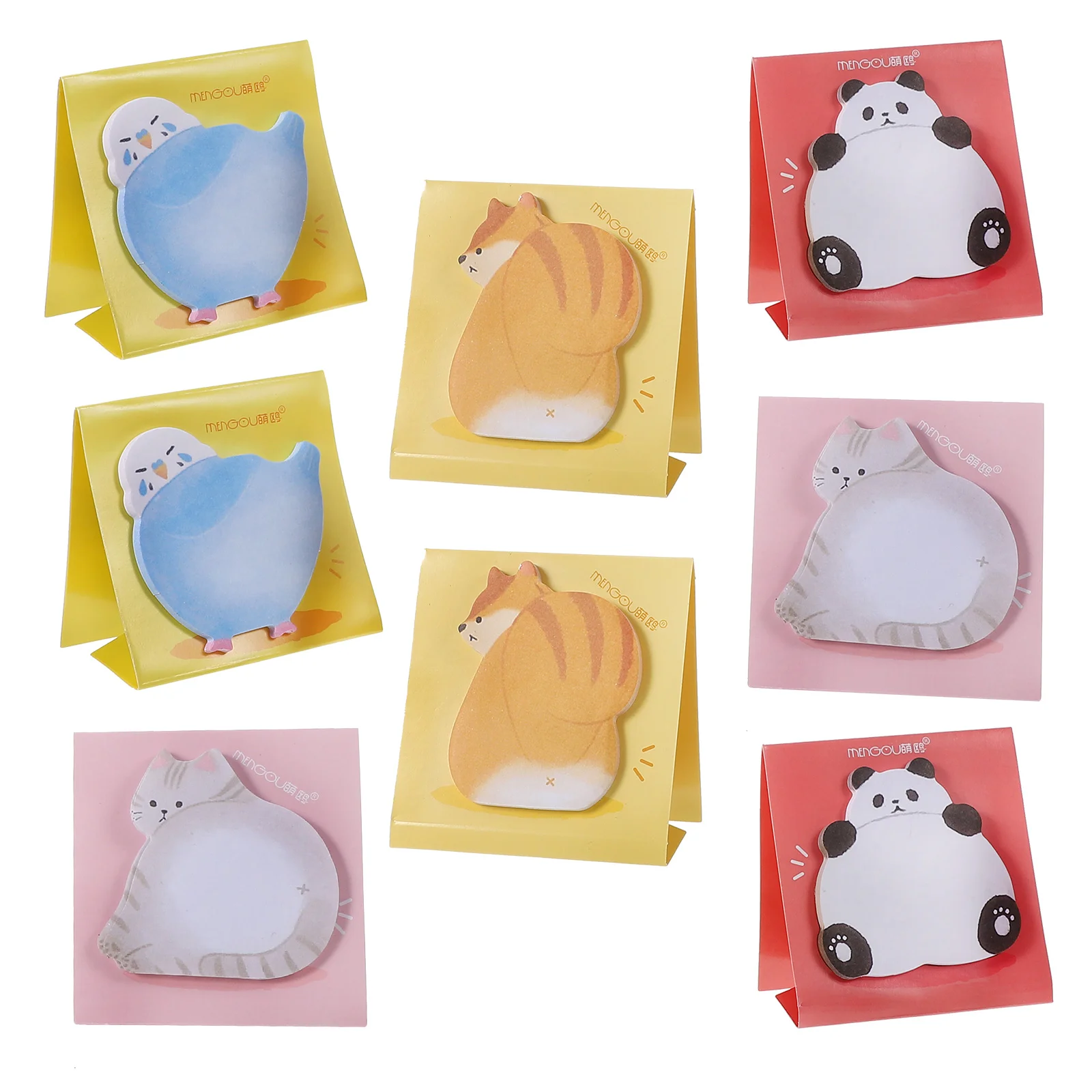 

Memo Notes Sticker Self Animals Pads Shape Message Stick Paper Portable Notepads Cat Claw Pad Plan Notepad Adhesive Animal