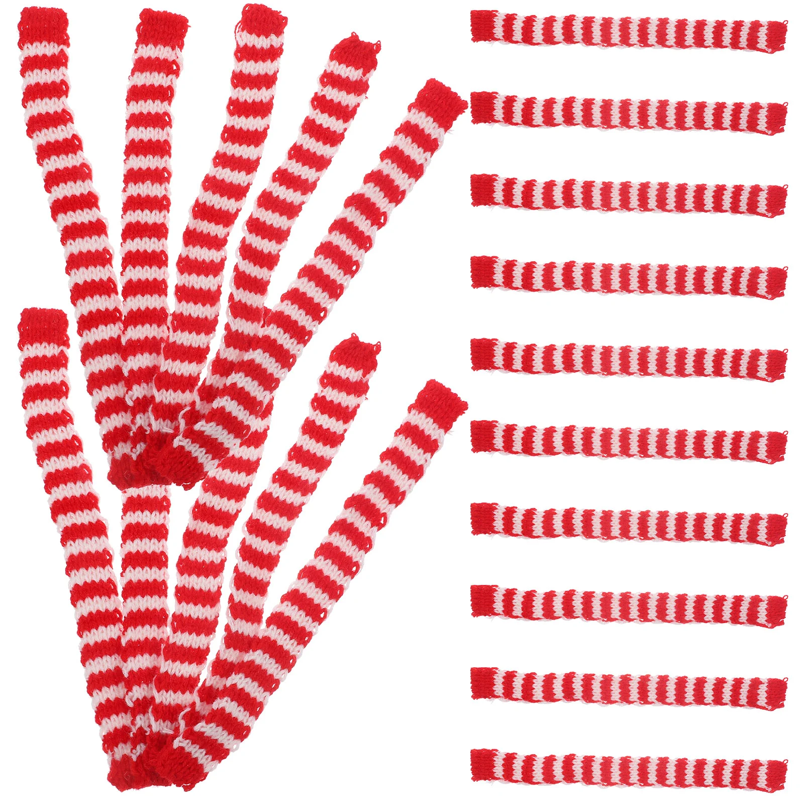 

20 Pcs Clothing Mini Scarf Decorative Wool Scarves Party Decorations Accessories Baby