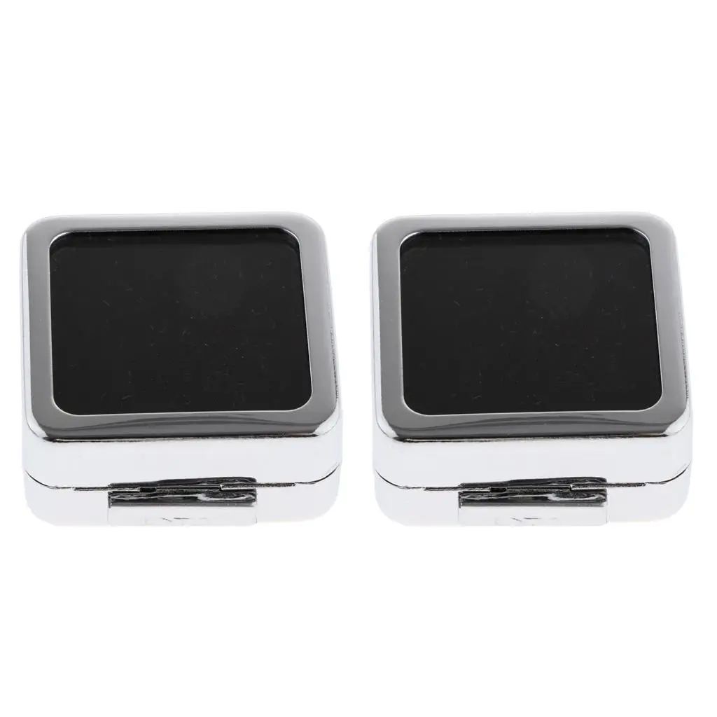 

2x Diamond Gemstone Display Storage Case Jewelry Holder Organizer