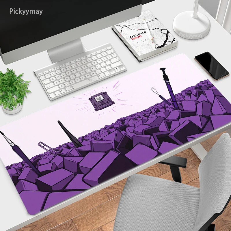 

Keycaps Art Mouse Pad Keyboard PC Gabinete Gamer Gaming Mousepad Accessories Computer Deakpad Carpet Deskmat Carpet Mausepad