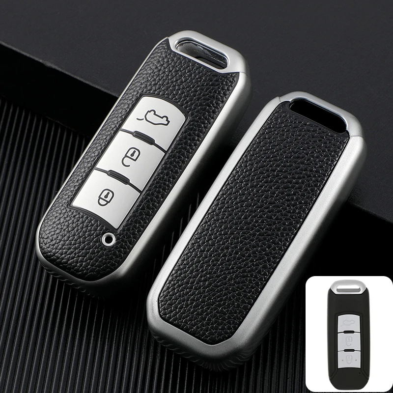 

TPU Leather Car Remote Key Case Cover For GAC Trumpchi GS GA3 GA3S GA5 GA6 GS4 GS8 GS5 GS3 GA4 Protect Shell Fob Keychain