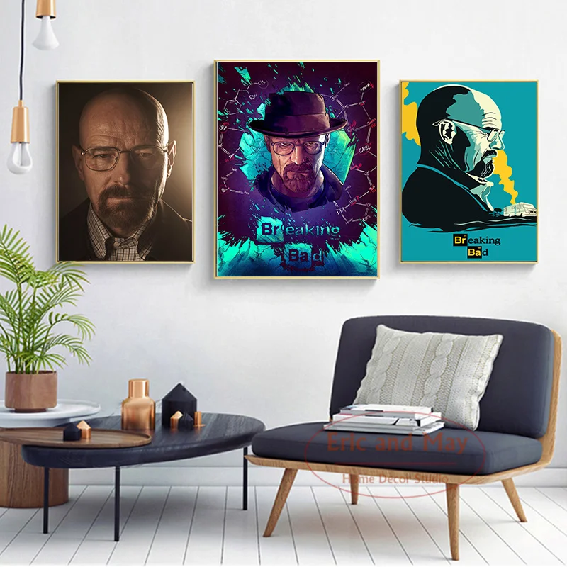 Картинка &quotво все тяжкие&quot настенные картины для гостиной ВИНТАЖНЫЙ ПЛАКАТ