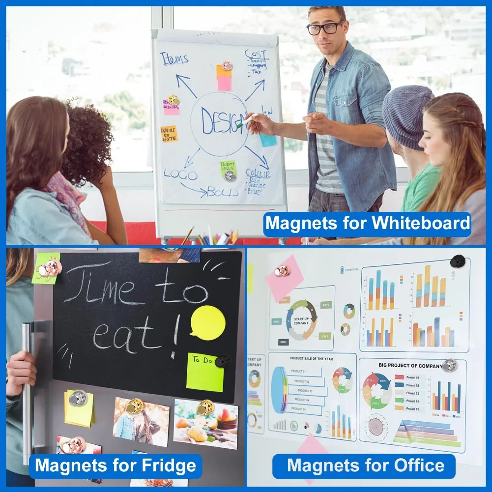 20 шт. супер сильный неодимовый магнит магнитные кнопки присоска канцелярская