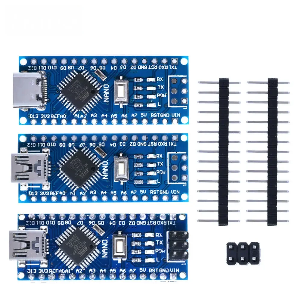 Для nano Mini / Type-C Micro USB с загрузчиком совместимым красным контроллером для Arduino CH340