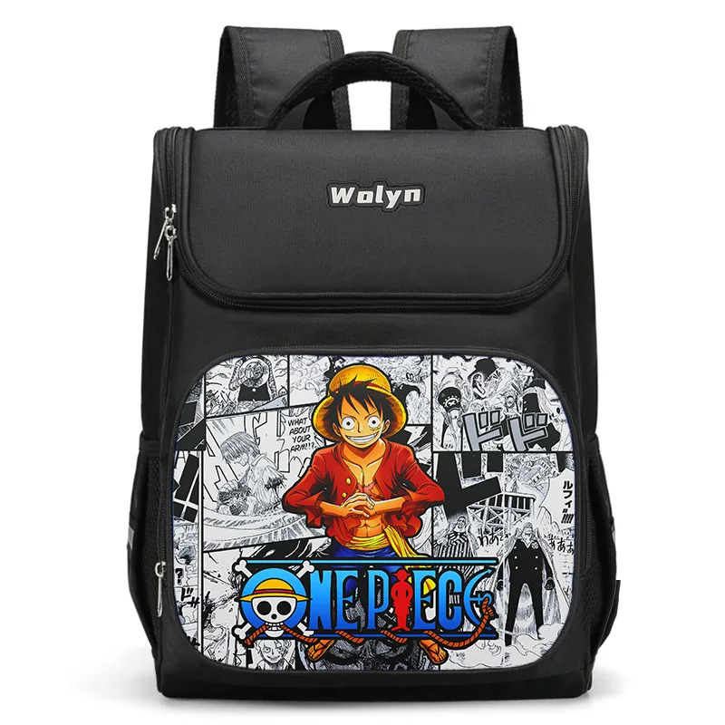 Цельный Детский рюкзак Luffy школьный амин 3D мультфильм вместительные рюкзаки для