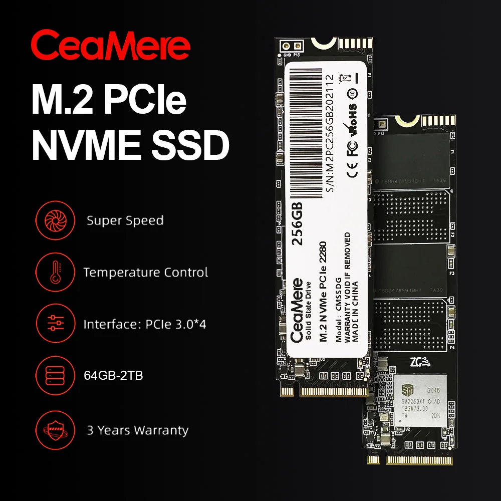 M.2 SSD NVMe Pcie 128 ГБ 256 512 ТБ жесткий диск M2 твердотельный накопитель внутренний для