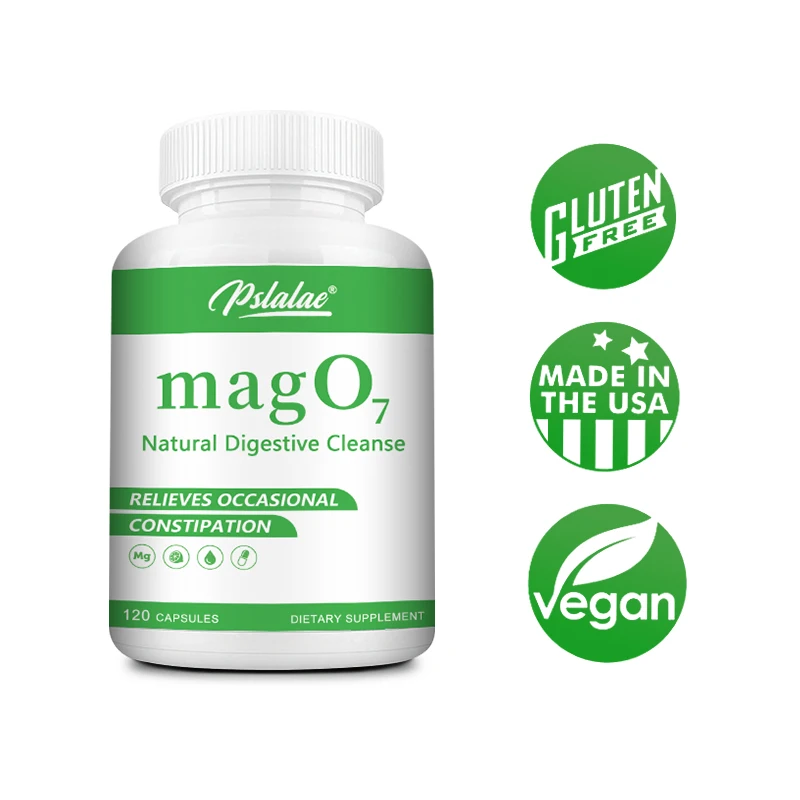 

Premium Colon Cleanse, Constipation Relief and Digestive Health Supplement, Vegetable Cellulose Capsules with Magnesium Citrate