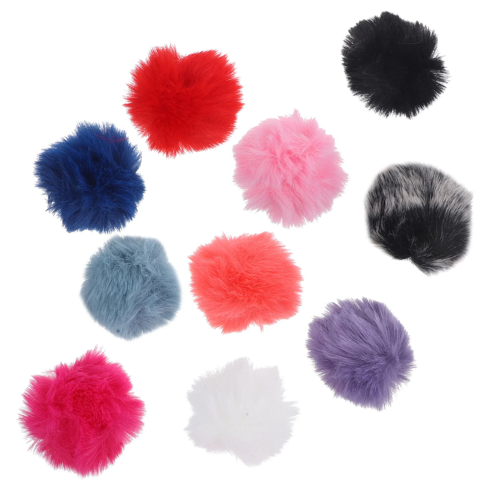 

10 pcs Lapel Microphonerophone Wind Furry Microphone Windscreen Mic Wind Screen