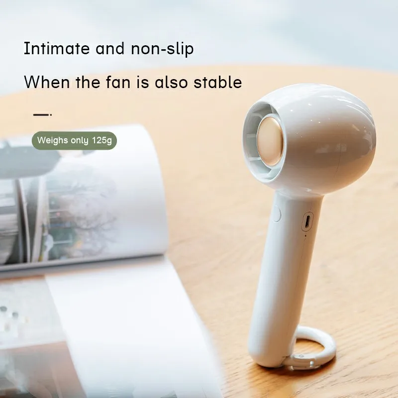 

Usb Portable Mini Silent Electric Fan Bladeless Turbo Outdoor Hook Two-speed Fan Mini Electric Hand-held Minimalist Fan