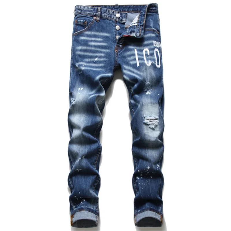 

Брюки DSQUARED2 женские/мужские облегающие Стрейчевые мотоциклетные брюки 1086 #