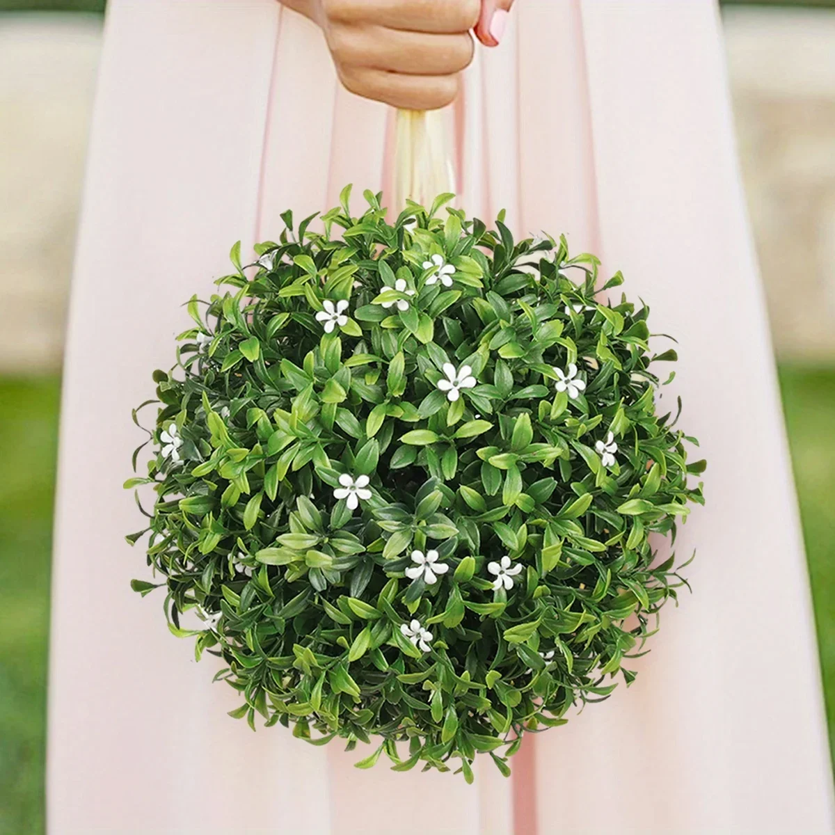 Реалистичный Искусственный Зеленый Шар Декоративная Деталь Коробка Xiya Белый