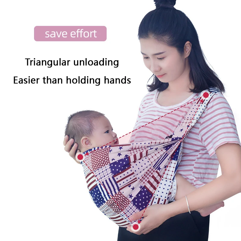 Хлопковая сетчатая слинг на одно плечо для младенцев 0-24 м накидка грудного