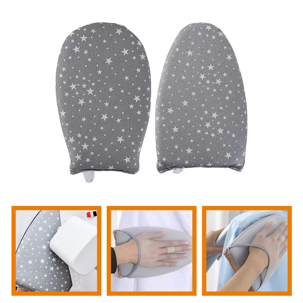 

2 Pcs Steamer Clothes Anti Glove Thick Section Heat Resistant Mitt Clothing Tarpaulin Practical Steaming Gloves Ironing