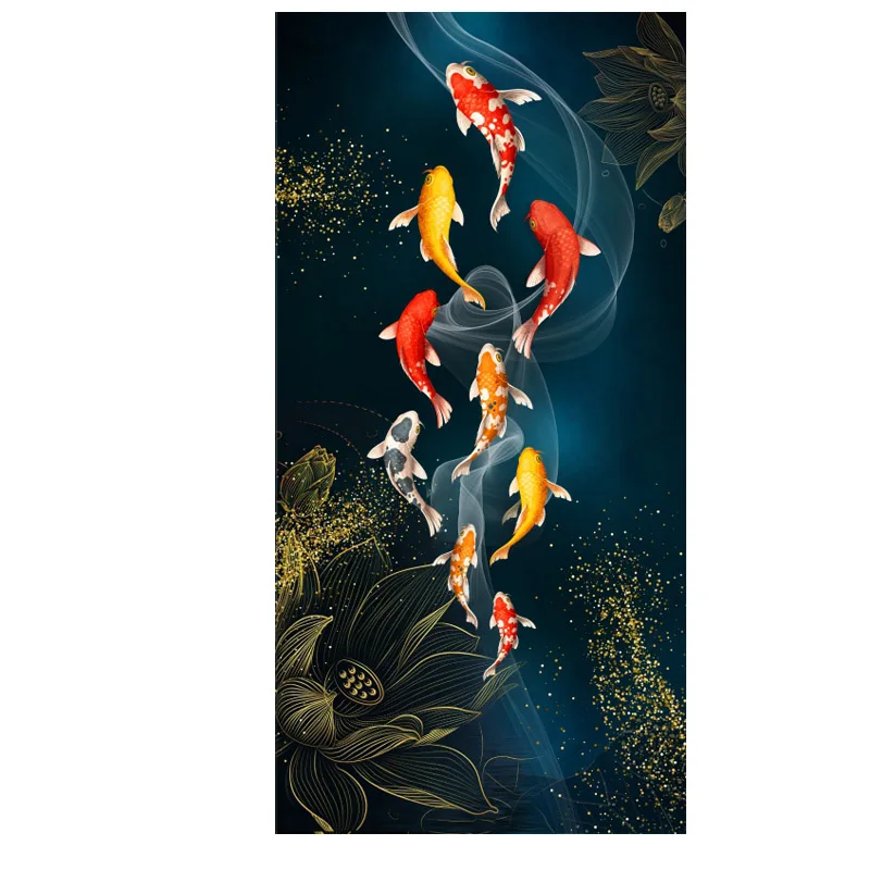

Картина на холсте Золотой карп фэн шуй
