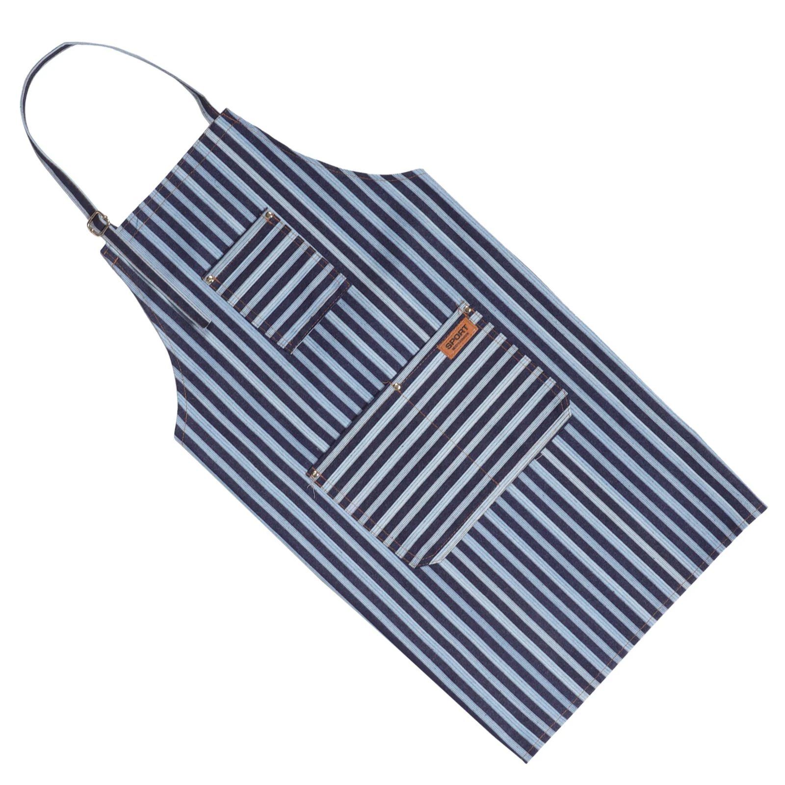 

Work Apron Kitchen Oil-splashing Stripe Party Cowboy Cafe Aprons Grease Proofing