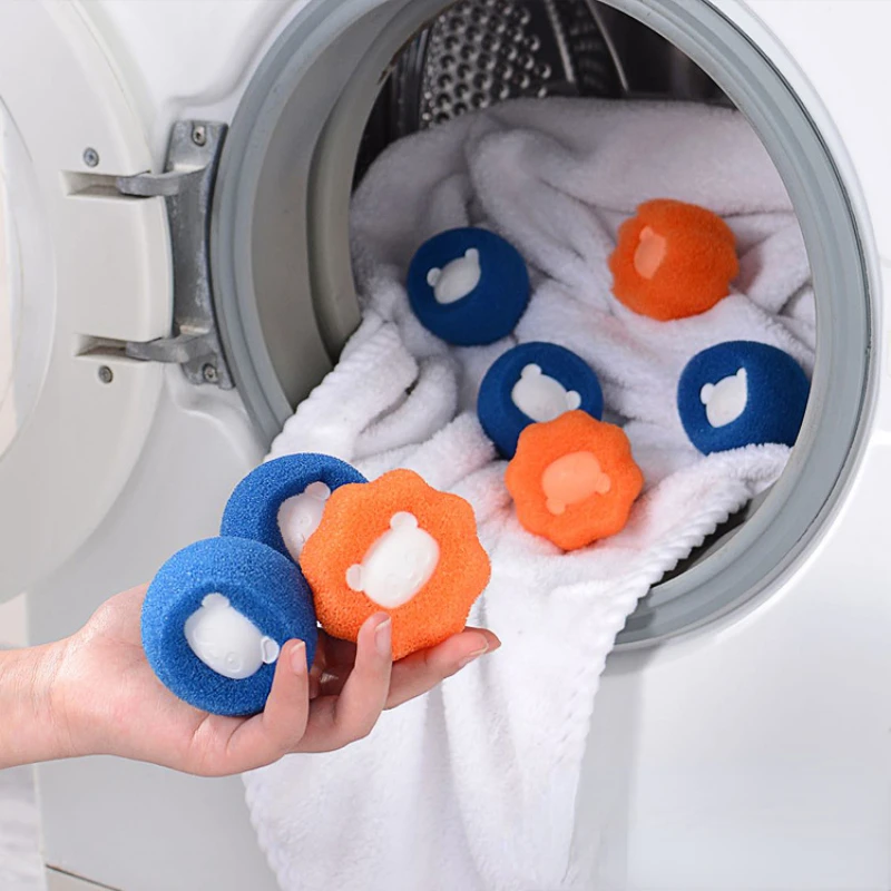 

1/3/6 PCS Laundry Hair Remover Ball Machine Cleaning Ball Pet Clothes Cleaning Tool Hair Catcher Fiber Collector Reusable Lint