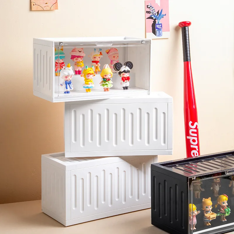 

Clear Acrylic Blind Box Figures Display Case Garage Kits Collectible Model Artcrafts Box Toy Doll Storage Box Figures Organizer