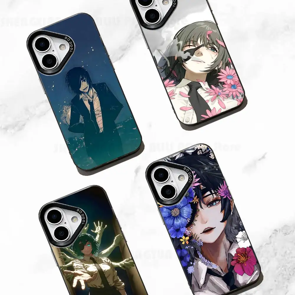 Фото Чехол C-Chainsaw M-Man Himeno для iPhone 11 12 13 14 15 16 17 Pro Max XS X XR №1