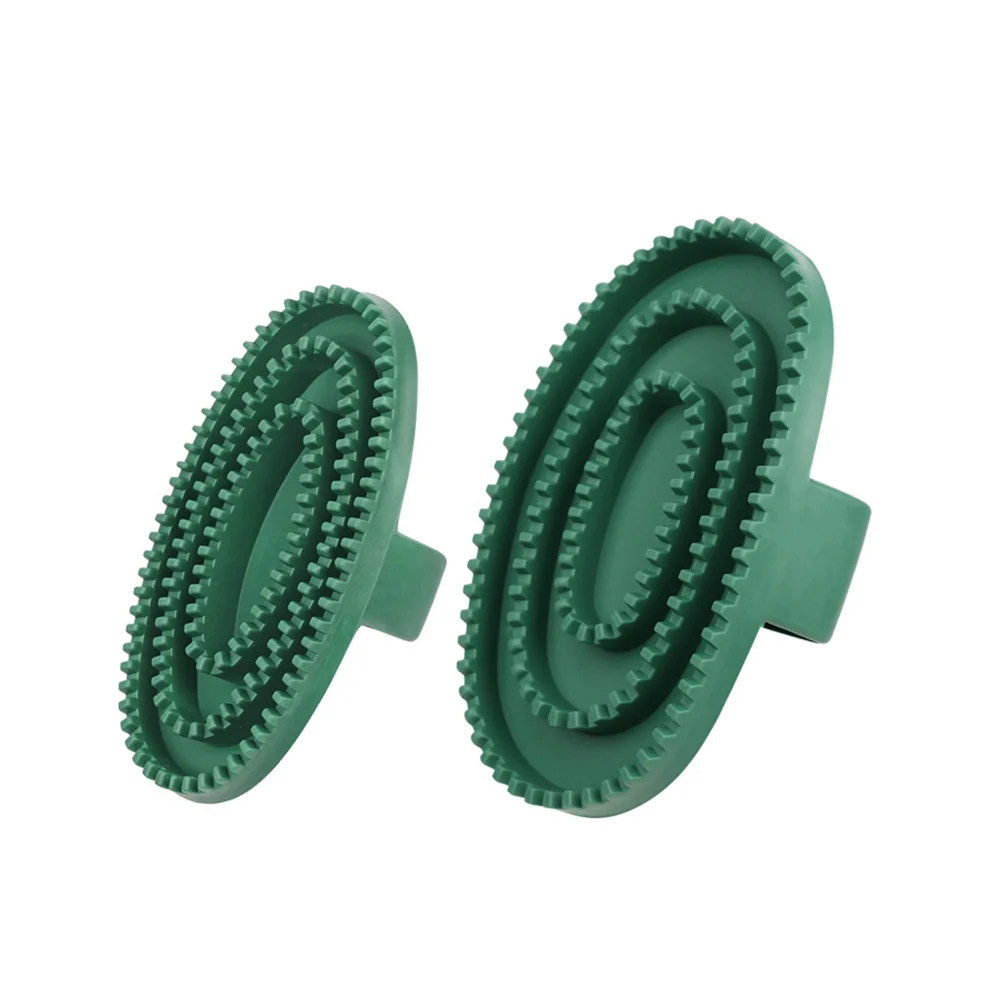 

2pcs Cat Bathing Brushes Shampoo Bath Brushes Rubber Grooming Brushes Soothing Brushes for Deshedding and Massaging Your Green