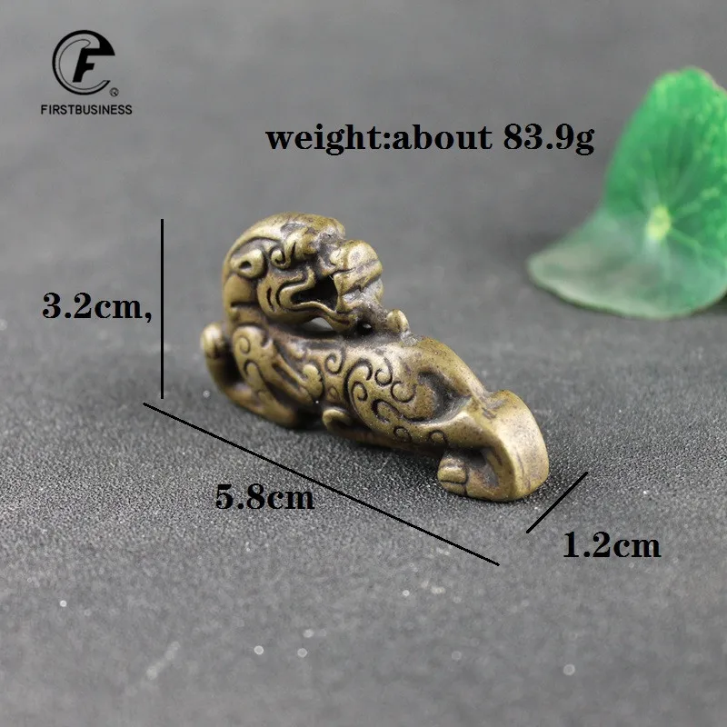 Винтажные китайские фигурки мифологических животных на удачу Pixiu миниатюры