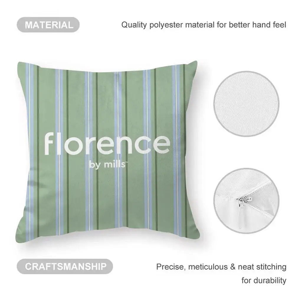 Фото Модная декоративная наволочка F-Florence by Mills с двусторонним принтом, из короткого плюша, подходит для гостиных. №4
