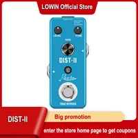 rowin lef 301b guitar distortion pedal solo dist effect pedals for guitarist high gain distortions pedals natural tight classic