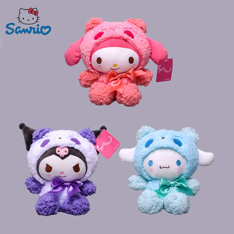 

Аниме Sanrio милые игрушки My Melody милые плюшевые аксессуары Kuromi домашний декор мягкие набивные куклы Cinnamoroll для детей подарки на день рождения