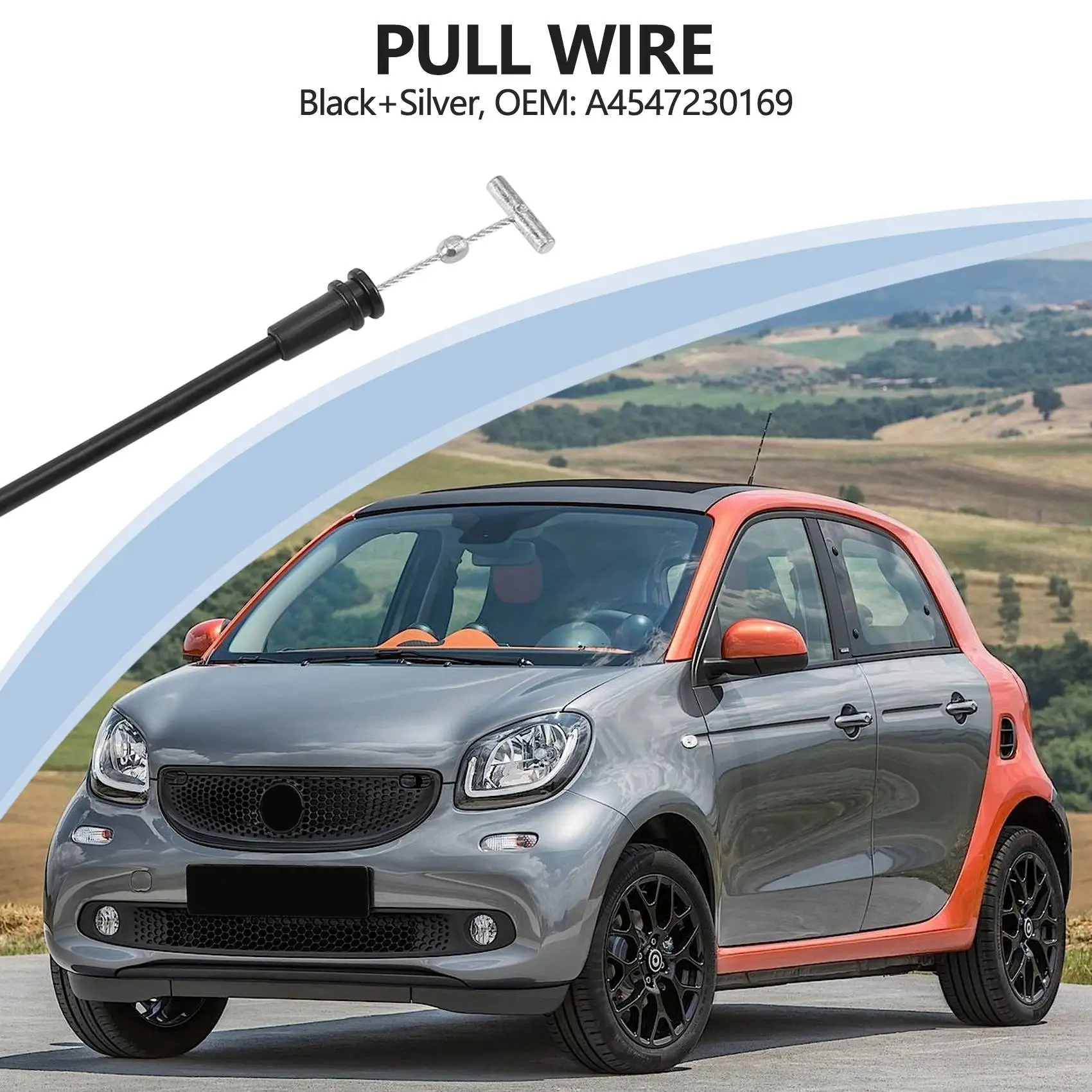 Для смарт-автомобиля Forfour(454) кабель ручки передней и внешней двери A4547230169