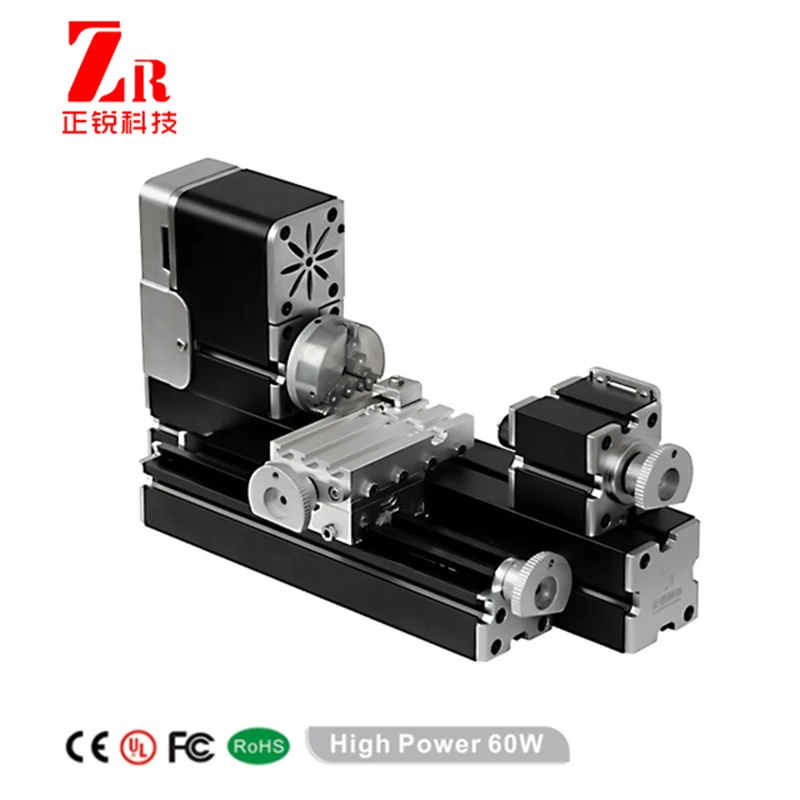 

12V 60W DIY Tool Metal Motorized Mini Lathe Machine 12000 Rpm/ Min