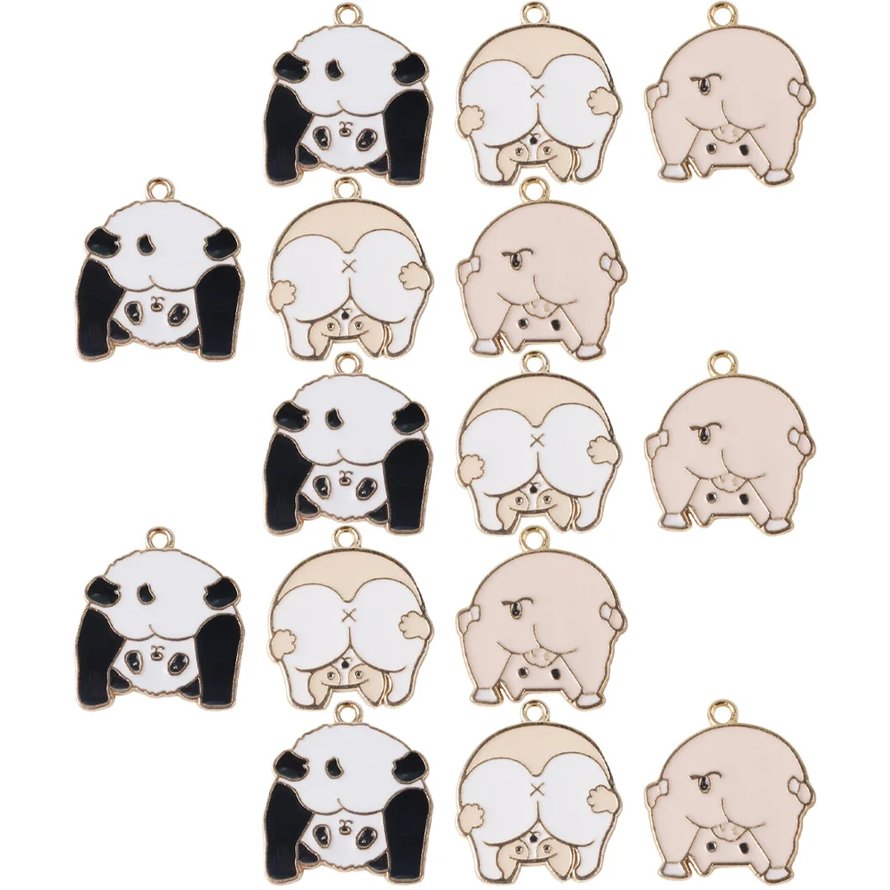 

30Pcs Animal-shaped Key Pendants Funny Car Pendants Creative Key Pendants for Decor