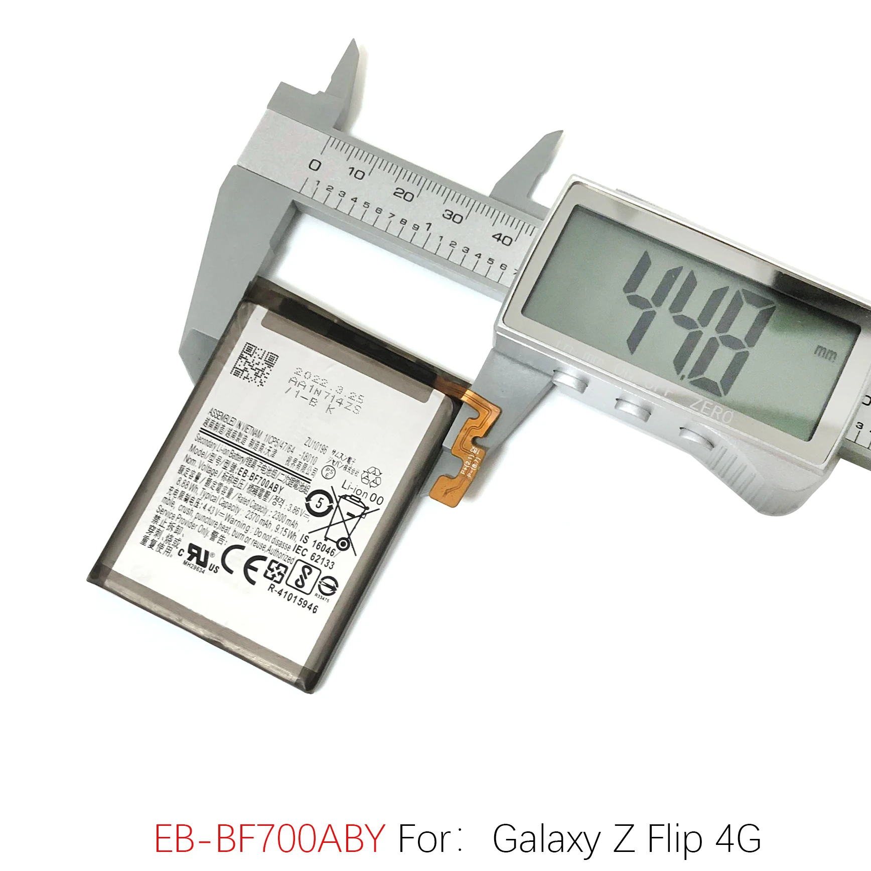 EB-BF700ABY Аккумулятор для Samsung Galaxy Z Flip 4G 5G Аккумуляторы EB-BF701ABY EB-BF707ABY Складной экран
