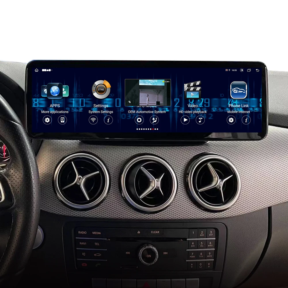14 9 &quotAndroid 13.0 для Mercedes Benz B Class 2015-2018 W246 Carplay автомобильный радиоприемник