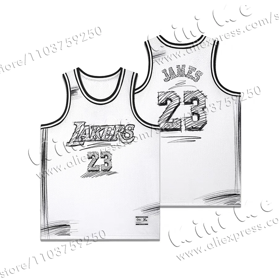 Летняя Дышащая Майка Унисекс James Lakers Sanrio Kuromi