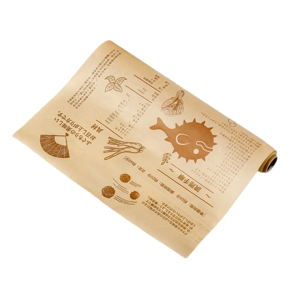 

1 Roll Oil-proof Paper Non-stick Paper Fried Wrapping Paper
