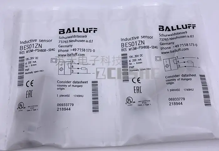 

FREE SHIPPING BES M12MI-PSH80B-S04G Proximity switch sensor