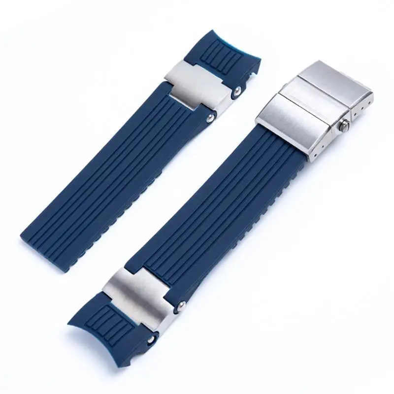 Ремешок MAISITU для наручных часов 22x20 мм водонепроницаемый мягкий силиконовый