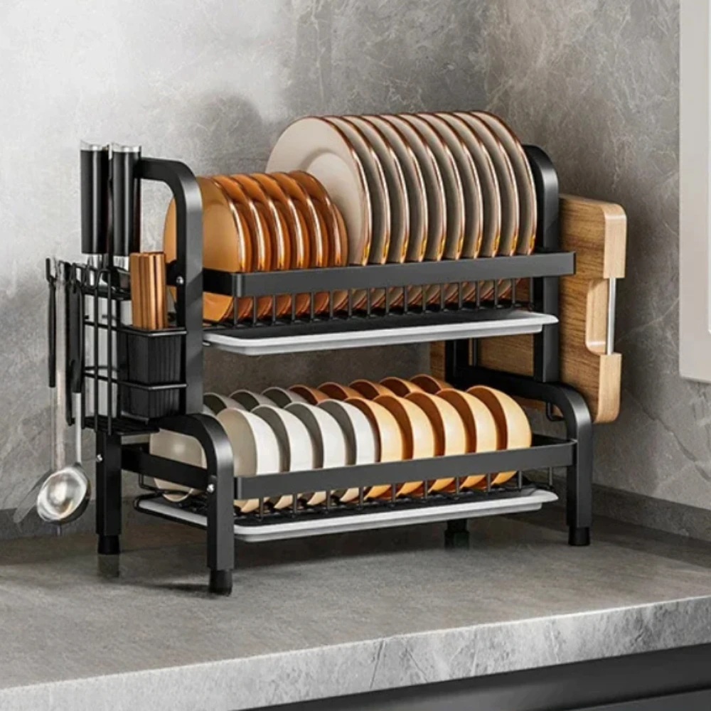 Полка для посуды многослойная съемная антикоррозийная устойчивая бытовые