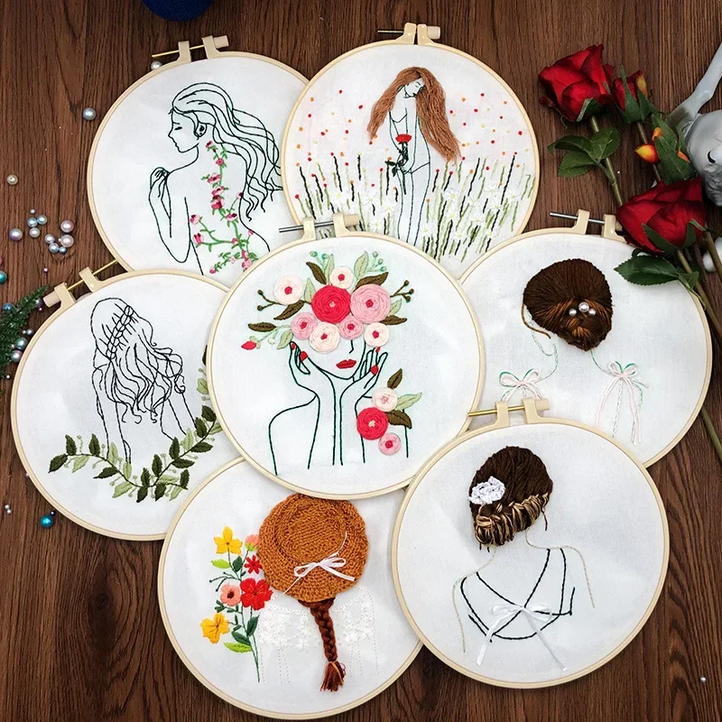 Набор Для Вышивания Human Nature Partysu Начинающих Ремесла Сделай Сам Вышивка Крестиком