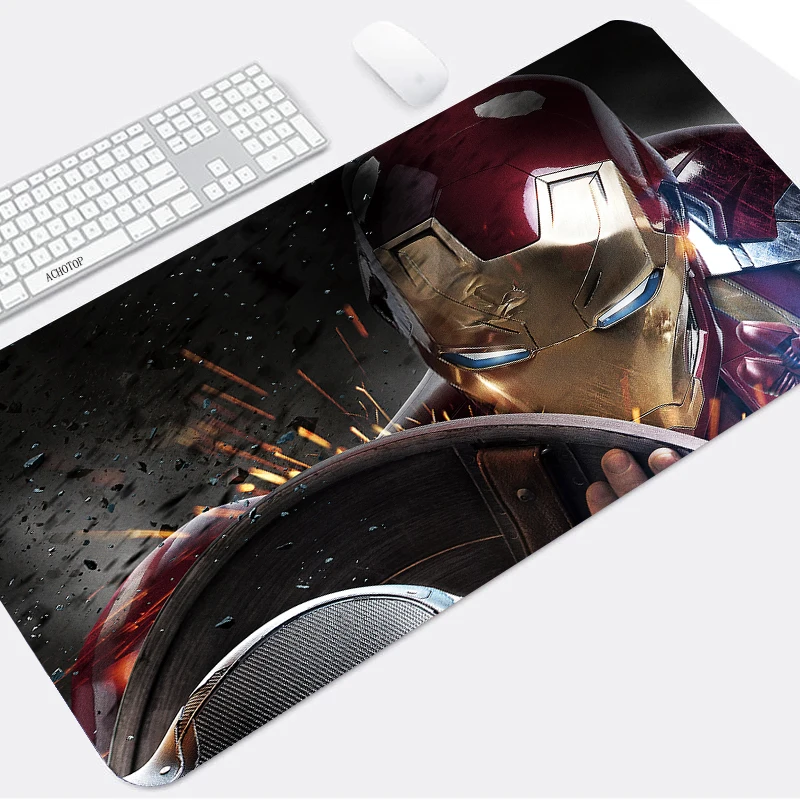 

Movie IronMans XXL Large Mousepad Gaming Mouse Pad Carpet Gamer Mat Computer Mat Padmouse Keyboard Desk Pad Table mat Super Hero